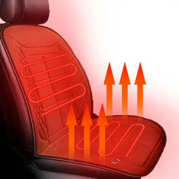 Automobilių Šildomos Sėdynės Padengti Įšaldyti Atsparus Šildomos Sėdynės Pagalvėlę Universaliųjų Automobilių Pliušinis Automobilio Sėdynės Šilčiau Automobilio Aksesuaras Moterims, Vyrams