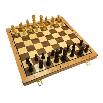15 Cm Medinių Šachmatų Rinkinys - Lyginimo Lenta, Rankų darbo Nešiojamų Kelionių Šachmatų Lenta su Žaidimo detalės Pradedantiesiems Šachmatų Rinkinį Vaikams