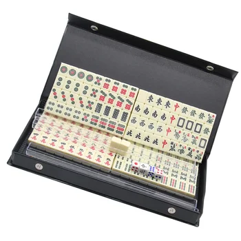 Mahjong Nustatyti Kelionės Žaidimo Mini Nešiojamieji Chineseboard Nustato Prekių Tilesjong Amerikos Šalis Stalo Mažų Šeimos Miniatiūriniai Plytelių