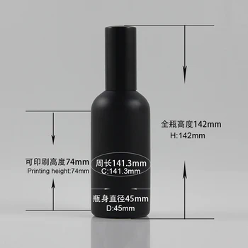 Kinijos Tiekėjų 100 ml kvepalų buteliuko stiklas eterinio aliejaus stiklo siurblys butelis su purkštuvu kosmetikos pakuotės