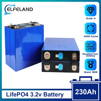 Naujas 3.2 v 230ah lifepo4 baterija 12v230ah 24v230ah ląstelių ličio fosfato saulės geležies es, jav, rusija, greitas pristatymas tax free