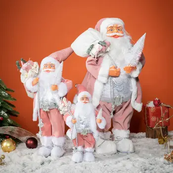 2022 Naujųjų Metų Didelis Santa Claus Lėlės Vaikams Kalėdų Dovana Kalėdų Skrybėlę, Papuošalai, Namų Reikmenų 30/45/60cm 1pc Dropshipping