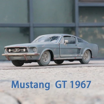 1:24 Senų 1967 Ford Mustang GT modeliavimas lydinio automobilio modelį amatų, apdailos kolekcijos žaislas įrankiai dovana