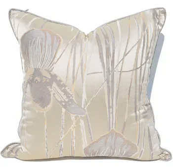 Mados elegantiškas, smėlio spalvos dekoratyvinę žakardo mesti pagalvę/almofadas atveju, 45 50,europos tendencija neįprastas pagalvėlė padengti namų dekoravimo