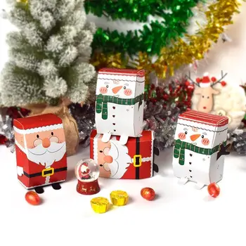 Grupė Tiekia Vaikų Dovanos Kalėdų Dovanų Pakavimo Maišeliai, Saldainių Vežėjas Saldainių Dėžutės Stereoskopinis Dovanų Dėžutės