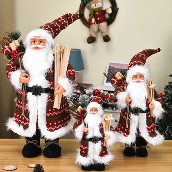 25CM 35CM, 45CM Pliušinis Santa Claus Mados Mielas Kalėdų Lėlės baldus Vaikų Naujiena ir Juokinga Modelis Žaislų, Dovanų C1487