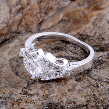 suapvalinti inkrustacijos blizga Didmeninės sidabro padengtą 925 žiedo Mados juvelyriniai Sidabro Žiedas 925sterling-sidabro CMQZCPAD