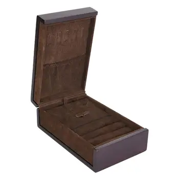2 Sluoksnių Medinė Papuošalų Dėžutė 5 Kabantys Kabliukai Daugiafunkcinis Vitrina Nešiojamų Papuošalų Organizatorius, Kelionės Atveju Papuošalų Dovana