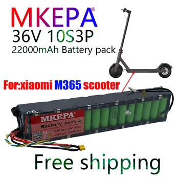 Originalus 36V 22ah Baterijos, Specialios Baterijos Paketas Foxiaomi M365 Motoroleris 36V Battery22000mAh BMS