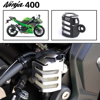 Už KAWASAKI Ninja400 Z400 Motociklų Aksesuarų, Galiniai Stabdžių Skysčio Rezervuaras Tvenkinys Guard Padengti Alyva Bžūp Ninja250 300 400 Raštas