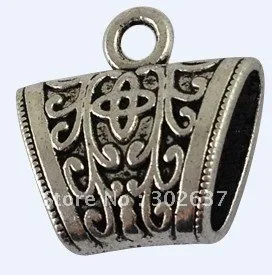 20Pcs Tibeto sidabro Šalikas Užstatą Žiedas A15751