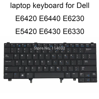 Naujas JAV nešiojamojo kompiuterio klaviatūra NVW27 už Dell latitude E6420 E6430 E6440 E6230 E5420 KN-0NVW27 anglų klaviatūra su Trackpoint keycaps