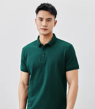 J9871 - vyriški laisvalaikio trumpas rankovėmis polo marškinėliai, vyriški vasaros naują vientisos spalvos pusė rankovėmis Atvartas T-shirt.J8511