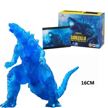 Bandai Shm Godzilla: King of Monstrus, 2019 Mėlyna Skaidri Limited Edition Pav Modelis Žaislas Vaikui, Gimtadienio Švenčių Dovanos