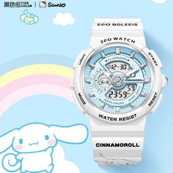 Originalus Sanrio Žiūrėti Cinnamorol Sveiki Kittys Kawaii Mergaitės Vaikų Mergaičių Anime Mokymosi Vandeniui Laikrodžiai